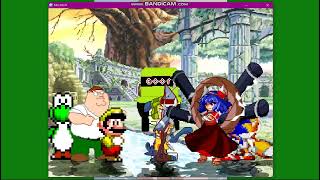 mugen request TEAM SuperMarioMaker vs TEAM Kanako Yasaka MUGEN ALL STARS [upl. by Davina21]