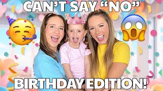 I CAN’T SAY “NO” TO HALLIE ON HER BIRTHDAY 🥳🎂🎉 MUST SEE HallieOnStage114 [upl. by Lorie]