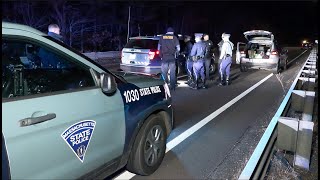 WATCH  WOMAN ARRESTED AFTER LEADING POLICE ON HIGHSPEED PURSUIT FROM HYANNIS TO SAGAMORE BRIDGE [upl. by Olzsal]