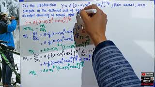 marginal rate of technical substitution of constant elasticity substitution production function [upl. by Kcolttam784]