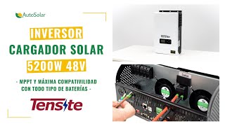 ☀️🏡 Inversor IDEAL para tu instalación AISLADA Inversor Cargador Tensite 5200W 48V [upl. by Beret]