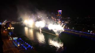 2014 高雄燈會藝術節開幕煙火 Kaohsiung Lantern Festival Fireworks [upl. by Aihc]