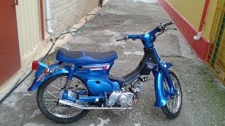 Ανακατασκευη Honda c50 Στελιος amp Κυριακος by Postman [upl. by Birkner]