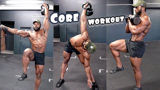 THE PERFECT KETTLEBELL CORE WORKOUT  Six Pack Abs Workout [upl. by Arreit]