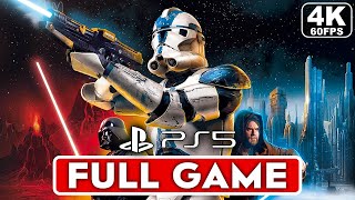 Star Wars Battlefront 2 2005 Campaign Gameplay Walkthrough FULL GAME 4K 60FPS PS5 [upl. by Aramad]