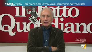 Marco Travaglio quotBeppe Grillo azzeccagarbugli mi fa tristezza se vuole prendersi un altro [upl. by Onfroi]