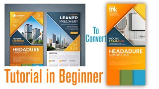 leaflet design for beginner [upl. by Wilt]