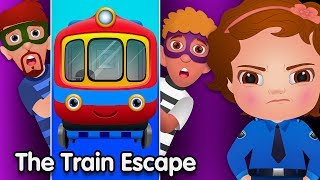 ChuChu TV Police Vs Thief Surprise Eggs – Episode 06 SINGLE – The Train Escape [upl. by Marketa636]