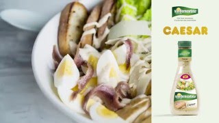 Ceasar Salad met  avec Vandemoortele vinaigrette Caesar [upl. by Babbie]