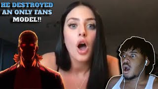 Packgod vs Insane OnlyFans Girl REACTION [upl. by Aenaj]