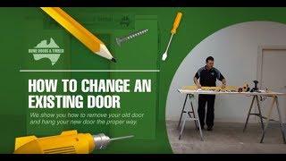 How to change an existing door [upl. by Lonergan]