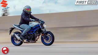 2020 Suzuki SV650  First Ride [upl. by Bocoj]