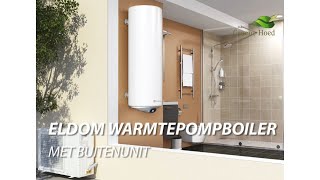 Eldom warmtepompboiler [upl. by Kantos]