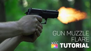 Realistic Gun Effects Muzzle Flash  Final Cut Pro X [upl. by Nolubez]