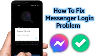 How to fix Messenger session expired Problem  Messenger Session Expired Please log in again [upl. by Digirb]