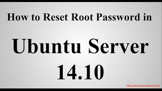 How to Reset Root Password in Ubuntu Desktop 1410 LTS [upl. by Renrew535]