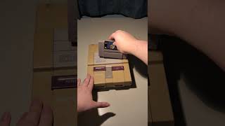 Super Nintendo multi cartridge insertion [upl. by Leone]