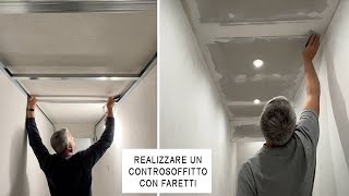 Controsoffitto in cartongesso con faretti [upl. by Geis]