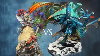 Tyranid Vs Ork Warhammer 40k Battle Report [upl. by Jobi]