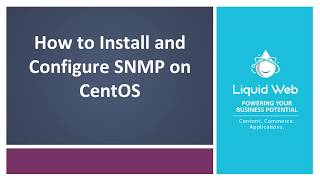 How To Install and Configure SNMP on CentOS [upl. by Airuam832]