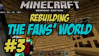 REBUILDING Ethan Gamer Fans Minecraft World  Part 3 [upl. by Sorodoeht738]