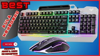 Best AULA Keyboard T102 104 Keys Gaming Keyboard and Mouse Combo with RGB Backlit Quiet Review [upl. by Eniawd]