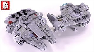 LEGO Millennium Falcon amp Outrider Custom Micro [upl. by Nolasba]