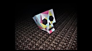 CZASZKA TRÓJKĄTY JAK ZROBIĆ  TRIANGLES SKULL HOW TO DO [upl. by Inge]