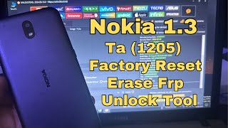 Nokia 13 TA 1205 Hard Reset And Frp Bypass With Unlock Tool  Factory Reset With Unlock Tool [upl. by Patience]