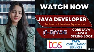 TCS Java Interview  Technical Interview Experience  13 YOE  WATCH NOW [upl. by Iblehs]