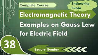 Gausss Law of Electric field Solved Examples  Electrostatics  Electromagnetics Theory [upl. by Lossa252]