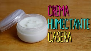 Crema Humectante Casera  Para todo tipo de pieles  Receta Fácil  Catwalk [upl. by Savage]