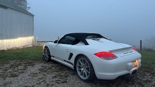 My Favorite Sports Car  My 9872 Porsche Boxster Spyder  Why I Love it [upl. by Prentiss929]