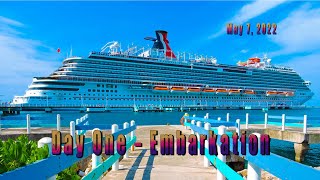 Carnival Vista  May 2022  Day One [upl. by Clerissa]