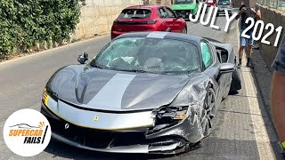 Supercar Fails  Best of July 2021 [upl. by Junko126]