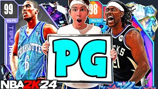 RANKING THE TOP 10 POINT GUARDS IN NBA 2K24 MyTEAM [upl. by Alvie188]