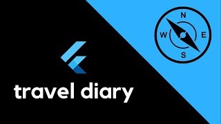 Flutter UI  Minimal travel diary [upl. by Kuo477]