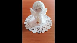 👧👦🥰😍angelitos tejidos a crochet👧👦🥰😍 para recuerditos 👧👦🥰😍 [upl. by Trudnak]