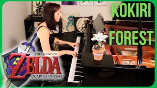 Zelda Ocarina of Time  Kokiri Forest  Piano Cover [upl. by Meekah]