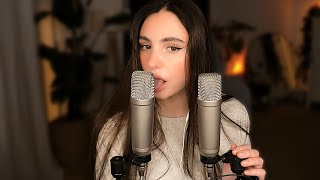 ASMR 2h wet Mouthsounds 👄 with 2 Mics 🎙️🎙️ NO TALKING 🤫 FOR MAXIMUM TINGLES amp RELAXATION 💆‍♀️ [upl. by Leyla]