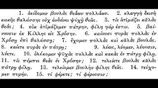 Homeric Greek is Fun  Lesson 5 Sentences [upl. by Ardnic]