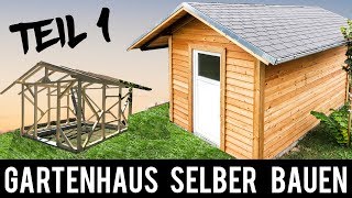 14 🔥 Gartenhaus 🔥 SELBER BAUEN  ANLEITUNG Schritt für Schritt Gartenhütte Holzhütte [upl. by Helbona]