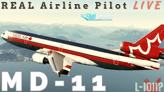 Why Do I like this plane  Vancouver to Ketchikan  Real Airline Pilot  msfs2020 md11 tfdi [upl. by Bambie]