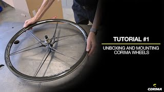 TUTORIAL  UNBOXING AND MOUNTING CORIMA WHEELS [upl. by Nyltac]