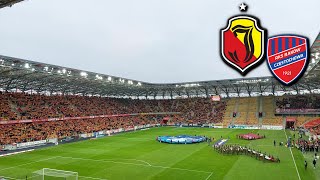 HYMN JAGIELLONII MECZ EKSTRAKLASY JAGIELLONIA BIAŁYSTOK  RAKÓW CZĘSTOCHOWA [upl. by Nomzzaj]