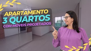 Vendido🚫Apartamento com 3 quartos e móveis projetados por R 540 Mil em Intermares Cabedelo  PB [upl. by Eiramrefinnej]