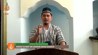 Manga Alamat sin Sarayawrayaw Kamatay  Shaykh Hayder Buddin Tausug [upl. by Ahsenra363]