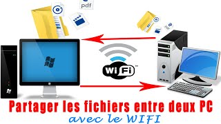 Comment mettre deux Pc en Réseau et Partager les fichiers via le WiFi [upl. by Mikeb]