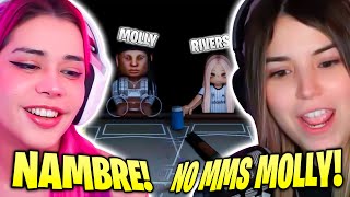 CRYSTAL MOLLY JUEGA ROBLOX CON RIVERS 🤣🤣 [upl. by Schlessinger]