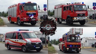 🚨 TLF 4000  LF 106  neuer MTW  DLK 2312 Feuerwehr Mellingen [upl. by Dove]